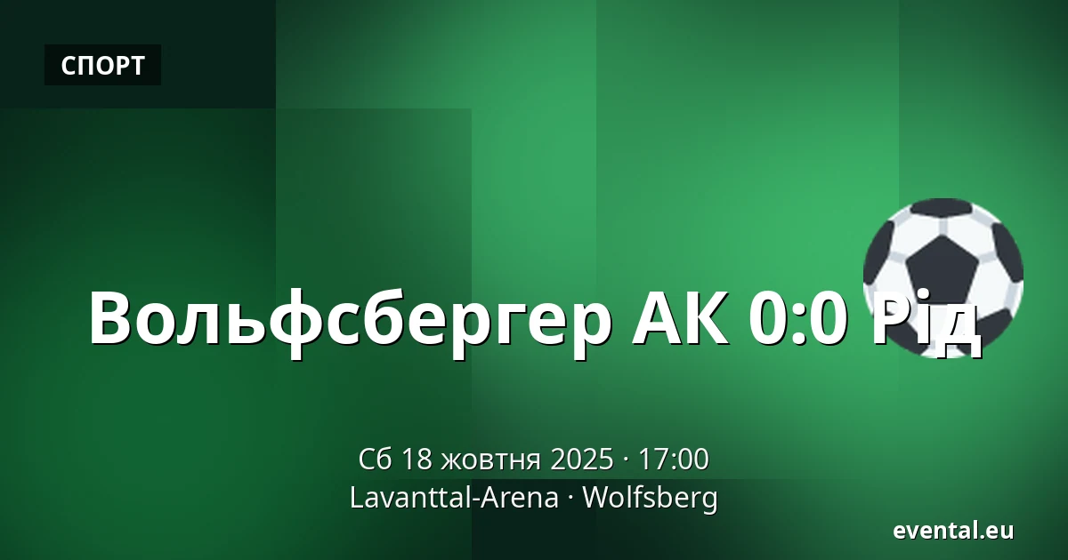 Вольфсбергер АК - Рід — Lavanttal-Arena, Wolfsberg