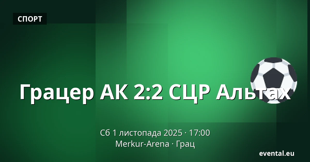 Грацер АК - СЦР Альтах — Merkur-Arena, Грац