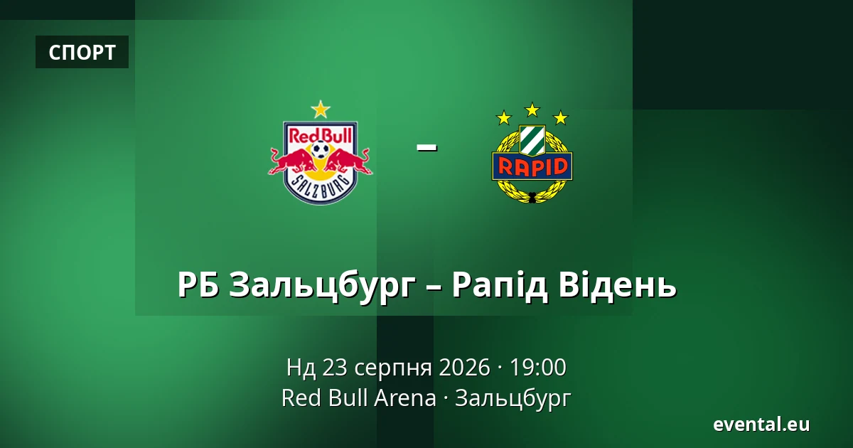 РБ Зальцбург – Рапід Відень — Red Bull Arena, Зальцбург