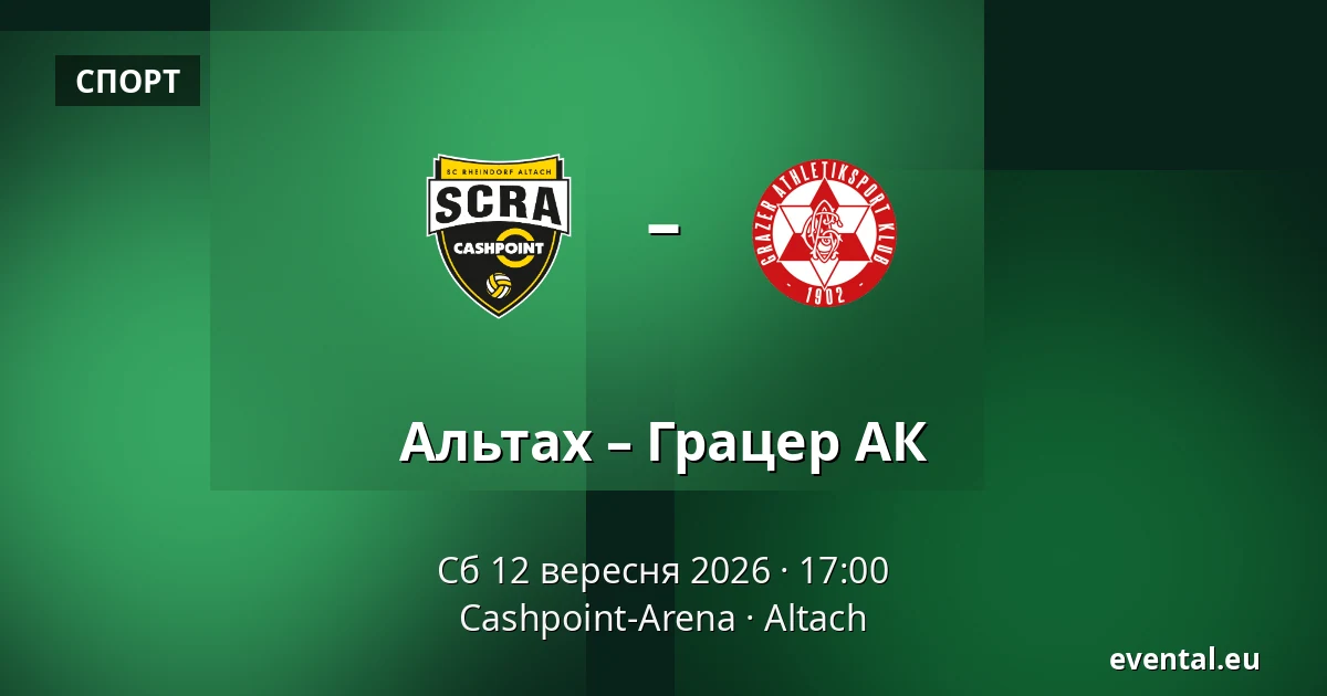 Альтах – Грацер АК — Cashpoint-Arena, Altach
