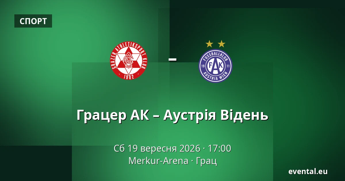 Грацер АК – Аустрія Відень — Merkur-Arena, Грац