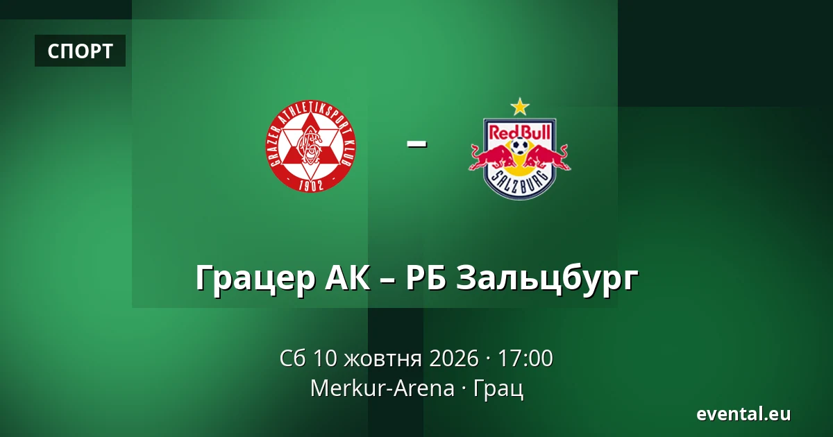 Грацер АК – РБ Зальцбург — Merkur-Arena, Грац