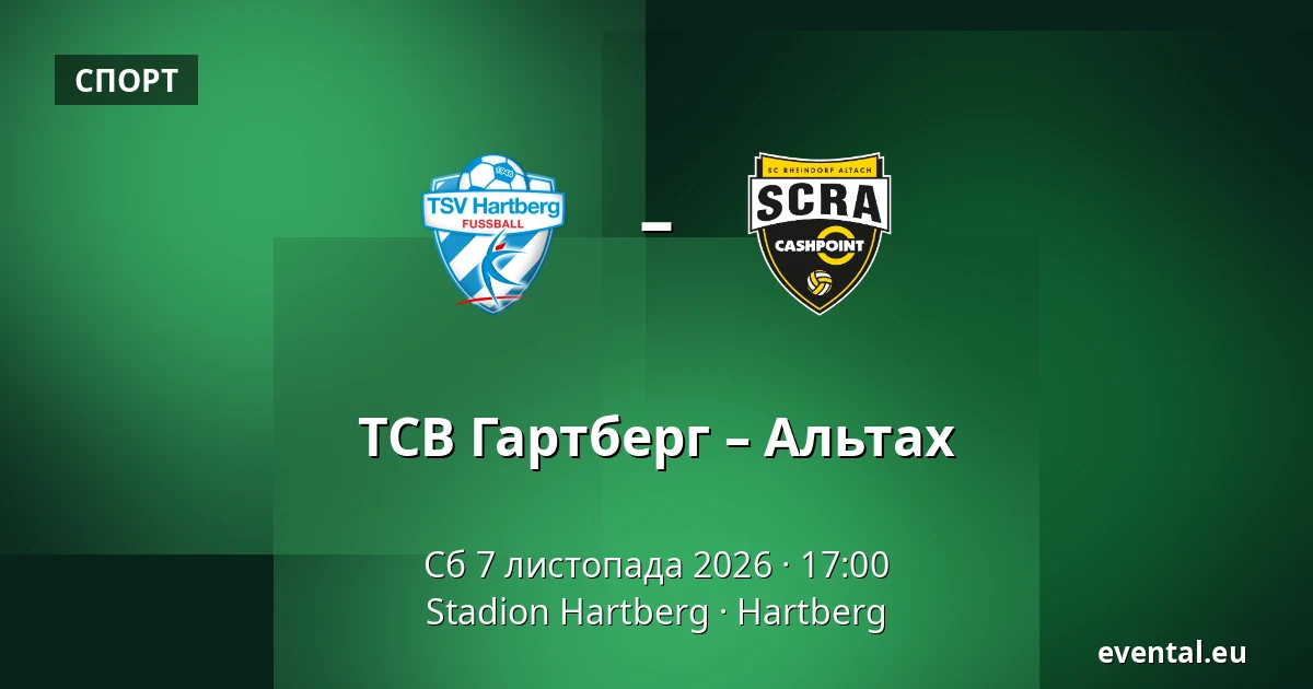 ТСВ Гартберг – Альтах — Stadion Hartberg, Hartberg