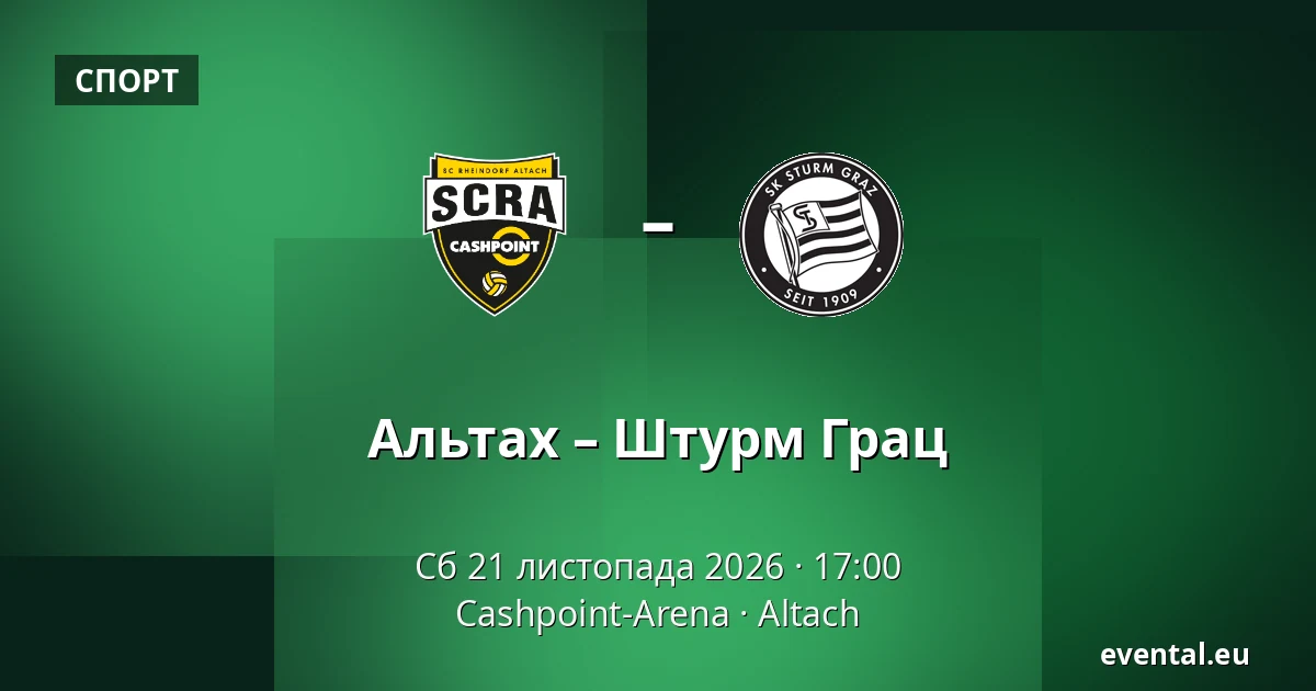 Альтах – Штурм Грац — Cashpoint-Arena, Altach