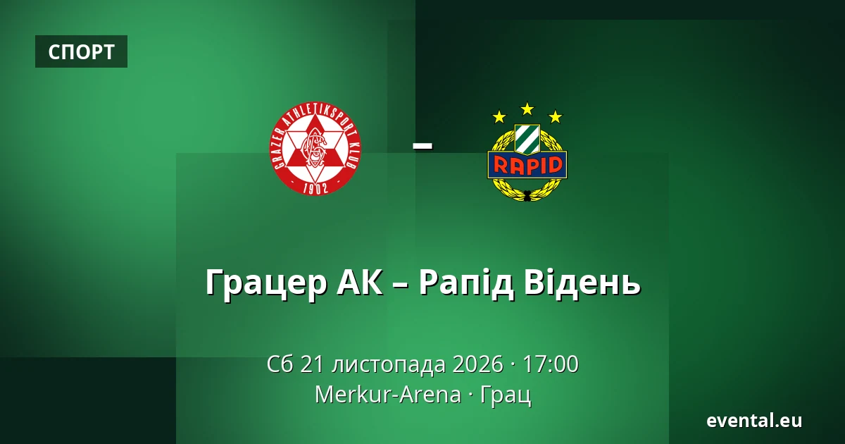 Грацер АК – Рапід Відень — Merkur-Arena, Грац