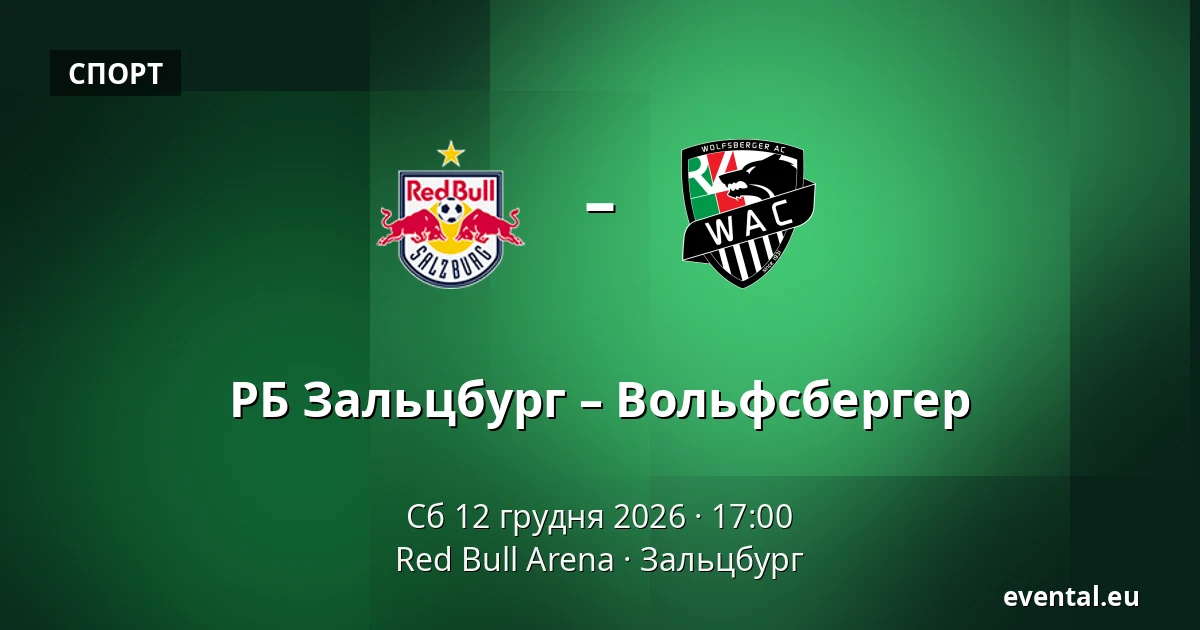 РБ Зальцбург – Вольфсбергер — Red Bull Arena, Зальцбург