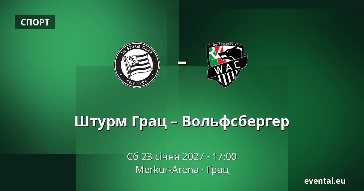 Штурм Грац – Вольфсбергер — Merkur-Arena, Грац