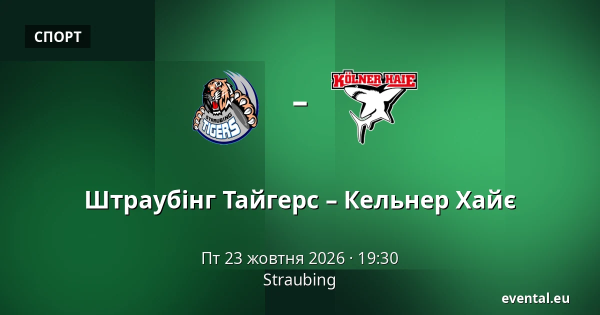 Штраубінг Тайгерс – Кельнер Хайє — Straubing