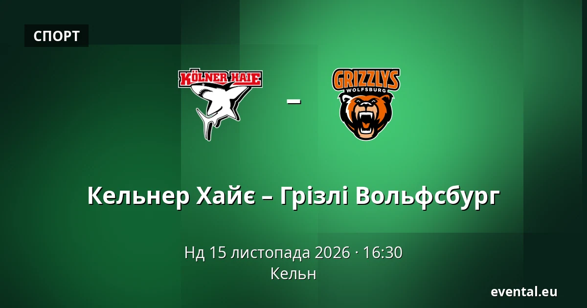 Kolner – Grizzly Wolfsburg — Кельн