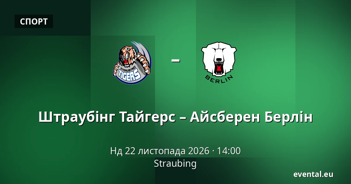 Штраубінг Тайгерс – Айсберен Берлін — Straubing