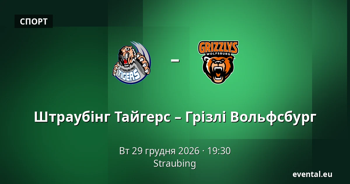 Штраубінг Тайгерс – Грізлі Вольфсбург — Straubing