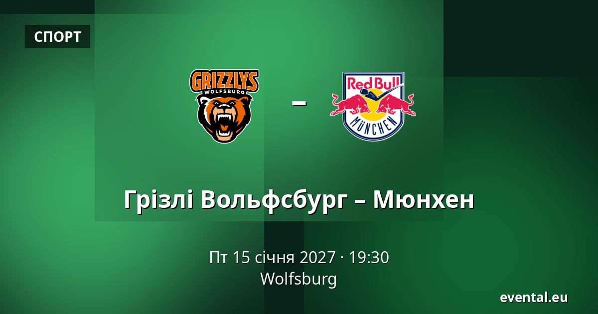 Грізлі Вольфсбург - Мюнхен — Wolfsburg