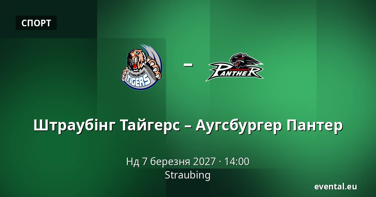Штраубінг Тайгерс – Аугсбургер Пантер — Straubing
